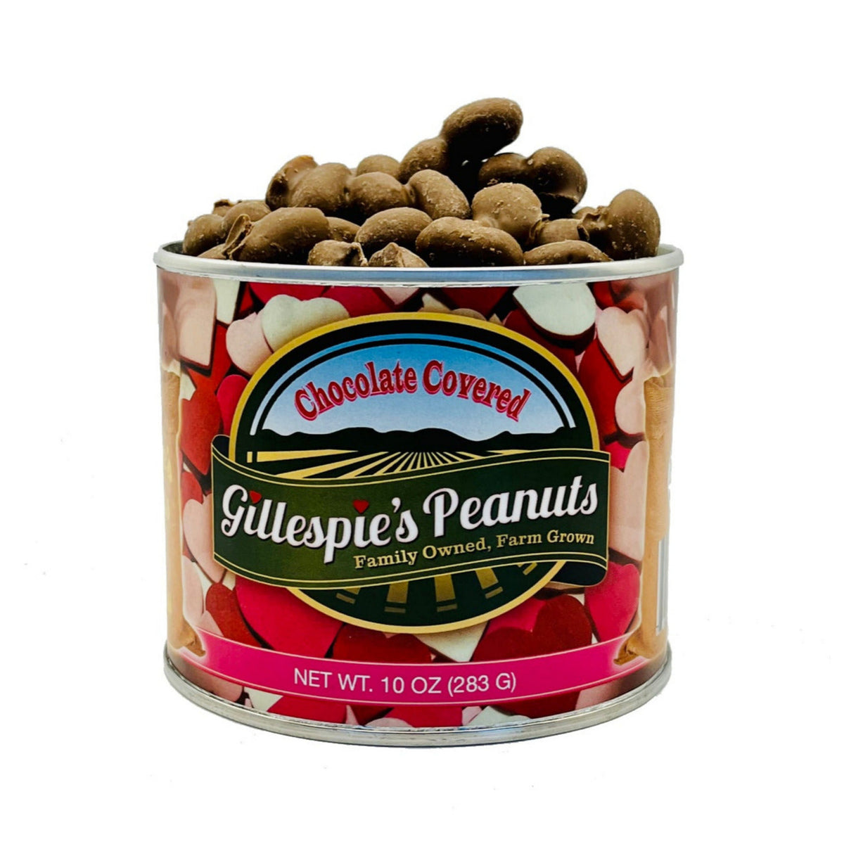 Chocolate Covered - Valentine Hearts | Gillespie's Farm Grown Peanuts